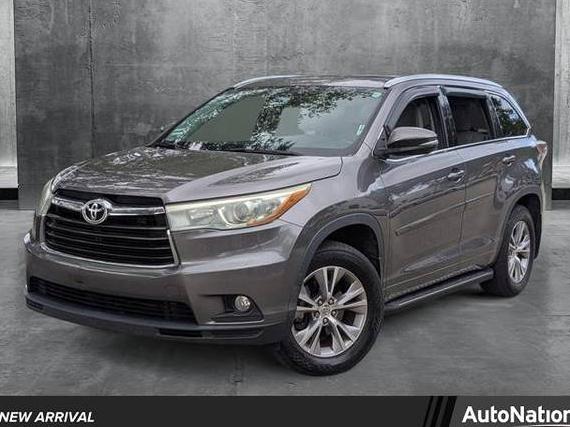 TOYOTA HIGHLANDER 2015 5TDJKRFH1FS213058 image