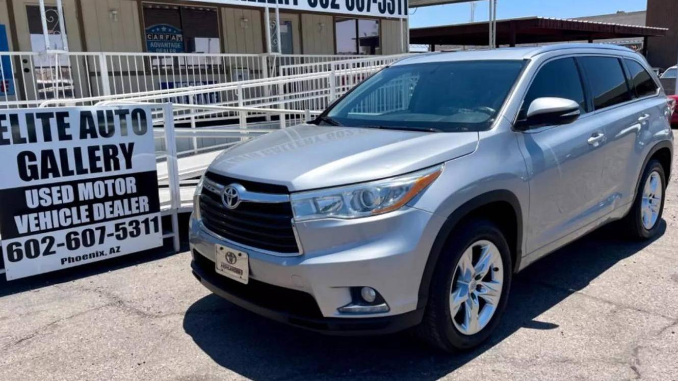 TOYOTA HIGHLANDER 2015 5TDYKRFH1FS075858 image