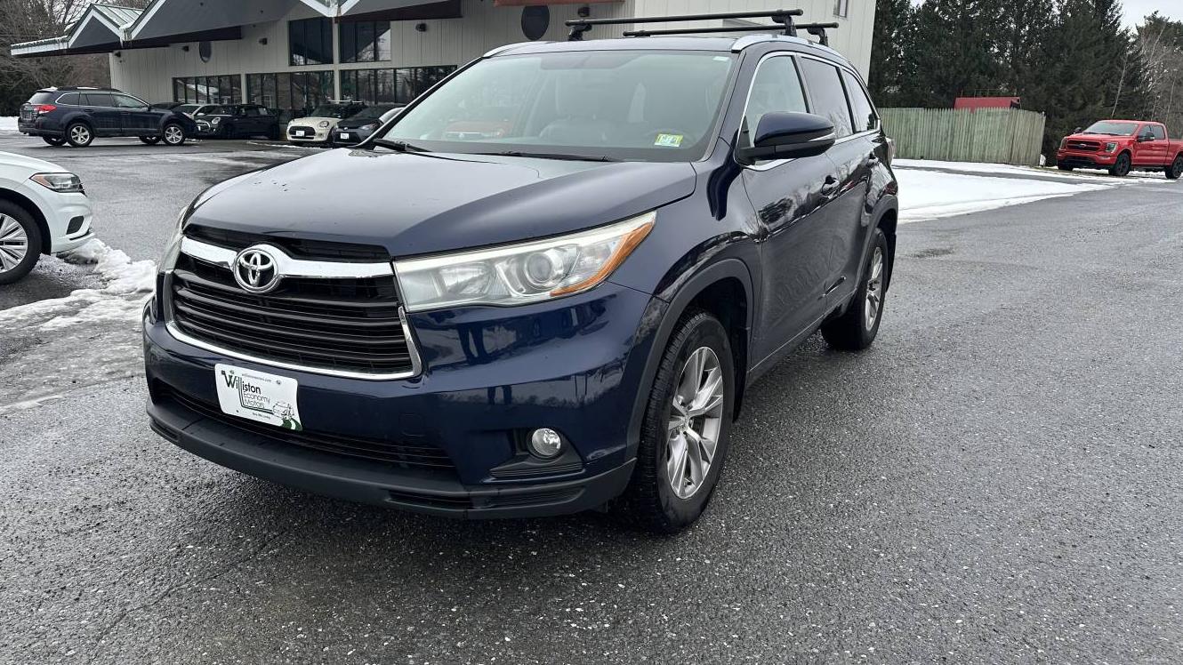 TOYOTA HIGHLANDER 2015 5TDJKRFH1FS176352 image