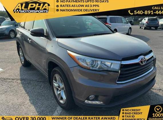 TOYOTA HIGHLANDER 2015 5TDDKRFH3FS163048 image