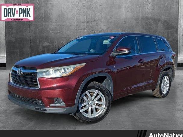 TOYOTA HIGHLANDER 2015 5TDZKRFH0FS060420 image