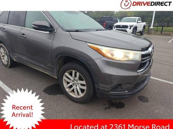 TOYOTA HIGHLANDER 2015 5TDZARFH2FS014736 image