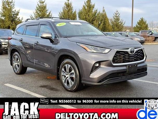 TOYOTA HIGHLANDER 2022 5TDGZRBH8NS560512 image