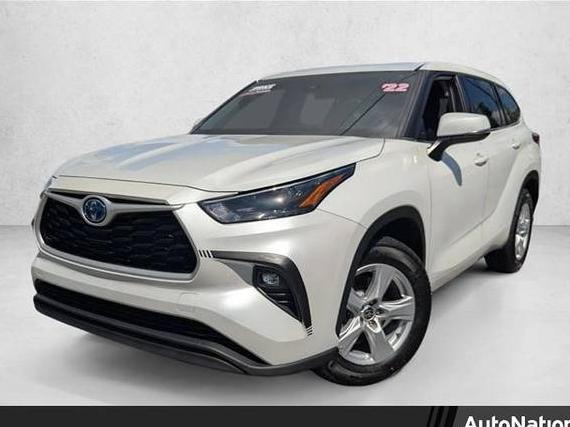 TOYOTA HIGHLANDER 2022 5TDZARAH6NS516560 image TOYOTA HIGHLANDER 2022 5TDZARAH6NS516560 image