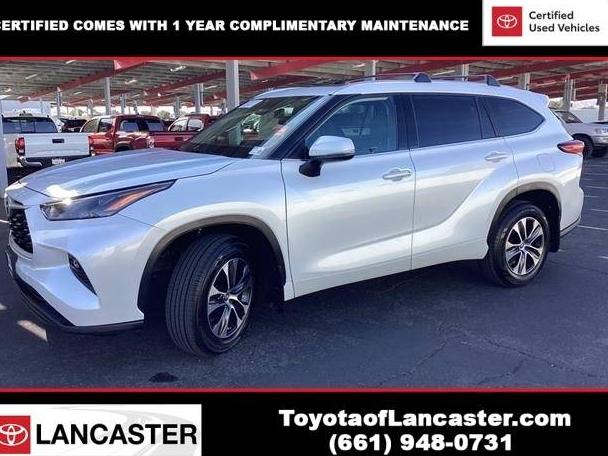 TOYOTA HIGHLANDER 2022 5TDGZRBH5NS242945 image