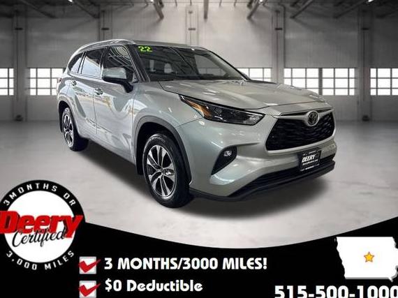 TOYOTA HIGHLANDER 2022 5TDGZRBHXNS595634 image TOYOTA HIGHLANDER 2022 5TDGZRBHXNS595634 image