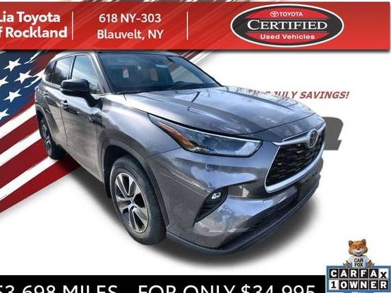 TOYOTA HIGHLANDER 2022 5TDGZRBH8NS167206 image