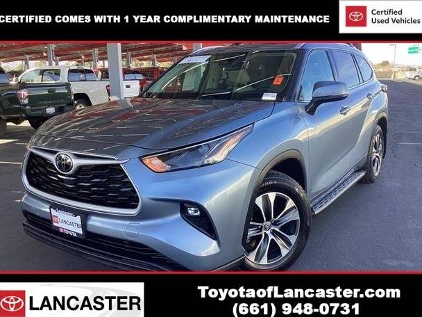 TOYOTA HIGHLANDER 2022 5TDGZRAH7NS122002 image