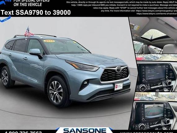 TOYOTA HIGHLANDER 2022 5TDGZRBH2NS209790 image