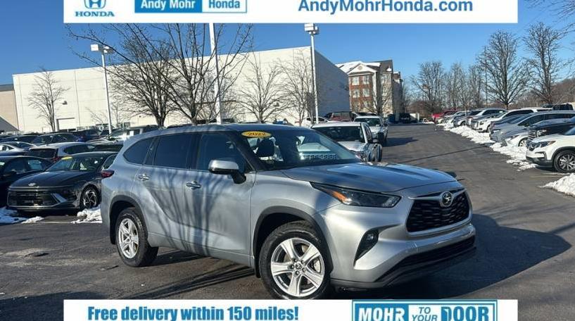 TOYOTA HIGHLANDER 2022 5TDBZRBH9NS251576 image