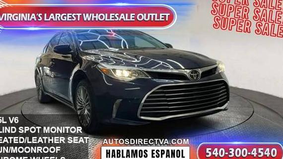 TOYOTA AVALON 2018 4T1BK1EB5JU274383 image TOYOTA AVALON 2018 4T1BK1EB5JU274383 image