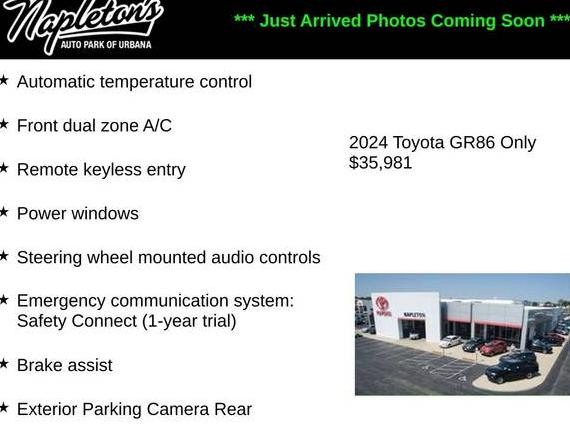 TOYOTA GR86 2024 JF1ZNBE19R9757600 image