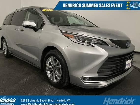 TOYOTA SIENNA 2021 5TDESKFC0MS036433 image