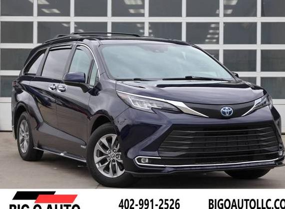 TOYOTA SIENNA 2021 5TDJSKFCXMS003387 image