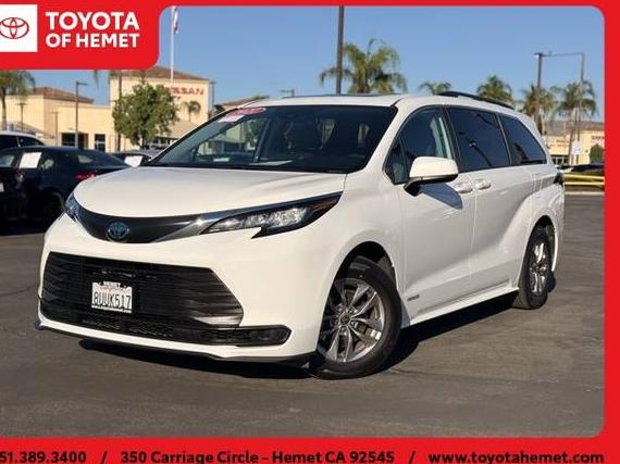 TOYOTA SIENNA 2021 5TDBRKEC4MS017223 image