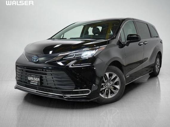 TOYOTA SIENNA 2021 5TDGRKEC4MS024503 image