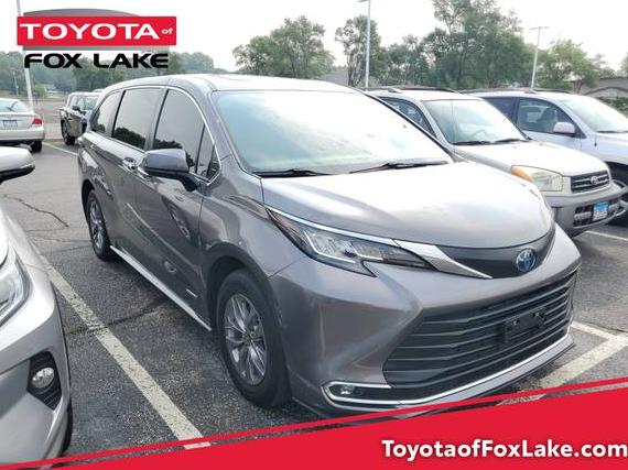 TOYOTA SIENNA 2021 5TDYRKEC0MS049578 image