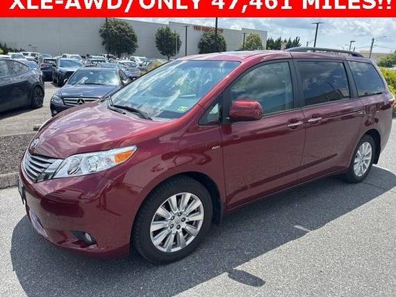 TOYOTA SIENNA 2017 5TDDZ3DC0HS152608 image
