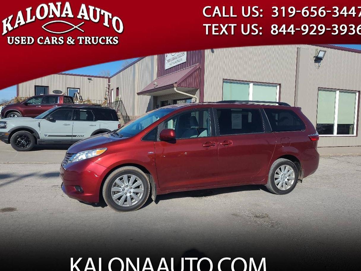 TOYOTA SIENNA 2017 5TDJZ3DC3HS153075 image