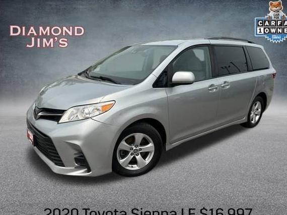 TOYOTA SIENNA 2020 5TDKZ3DC6LS055364 image