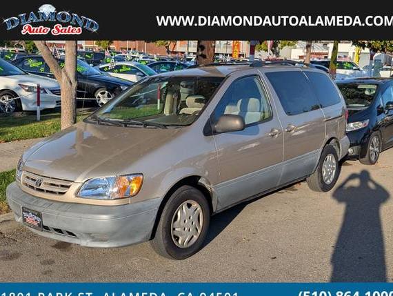 TOYOTA SIENNA 2003 4T3ZF19C43U552562 image