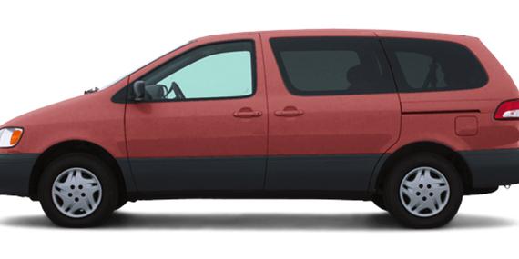 TOYOTA SIENNA 2001 4T3ZF13C91U371995 image