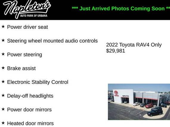TOYOTA RAV4 2022 2T3P1RFV2NC294802 image