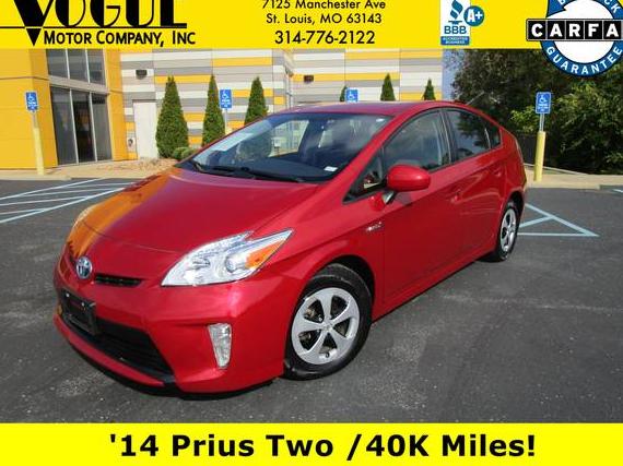 TOYOTA PRIUS 2014 JTDKN3DU9E0388605 image