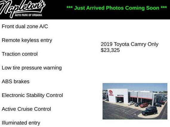 TOYOTA CAMRY 2019 4T1B21HK3KU013881 image