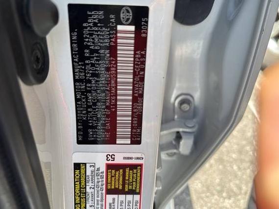 TOYOTA CAMRY 2021 4T1K61AK8MU598247 image
