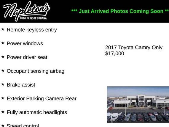 TOYOTA CAMRY 2017 4T1BF1FK3HU790030 image