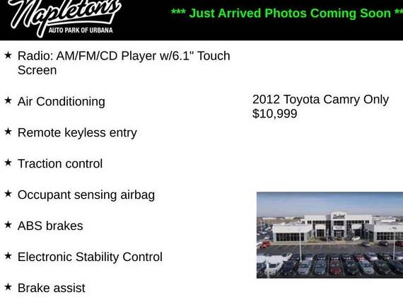 TOYOTA CAMRY 2012 4T4BF1FK4CR254217 image