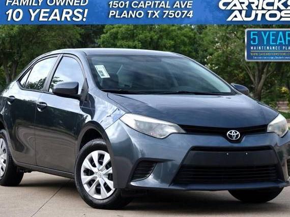 TOYOTA COROLLA 2016 2T1BURHE8GC614585 image