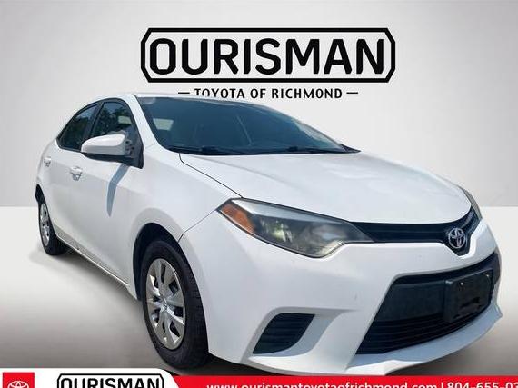 TOYOTA COROLLA 2016 2T1BURHE8GC672597 image