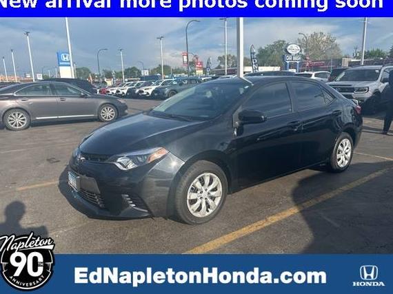 TOYOTA COROLLA 2016 2T1BURHE3GC707868 image