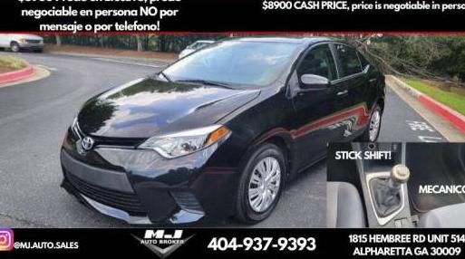 TOYOTA COROLLA 2016 2T1BURHEXGC610084 image