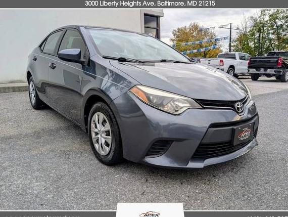 TOYOTA COROLLA 2016 2T1BURHE6GC615315 image