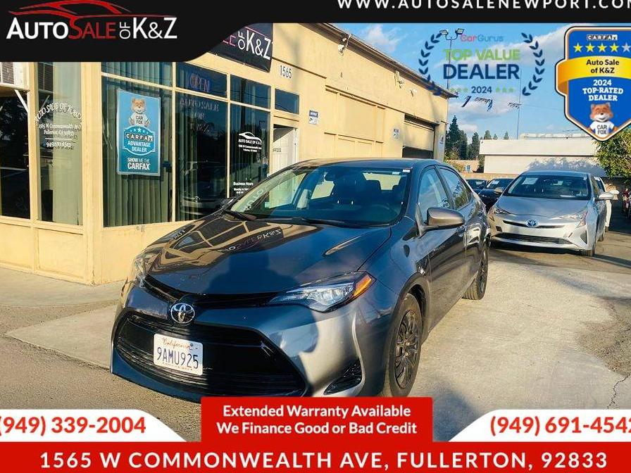 TOYOTA COROLLA 2019 2T1BURHE6KC226120 image