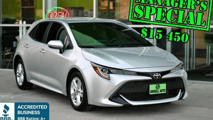 TOYOTA COROLLA 2019 JTNK4RBE3K3040578 image