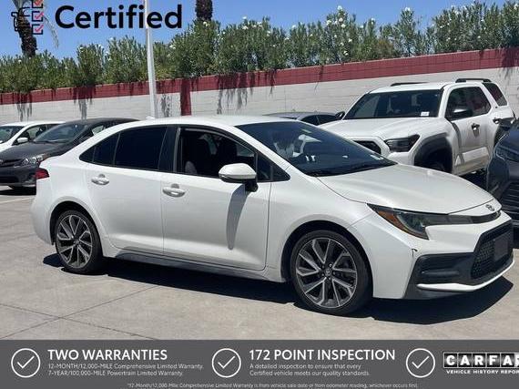 TOYOTA COROLLA 2021 5YFS4MCE5MP093508 image