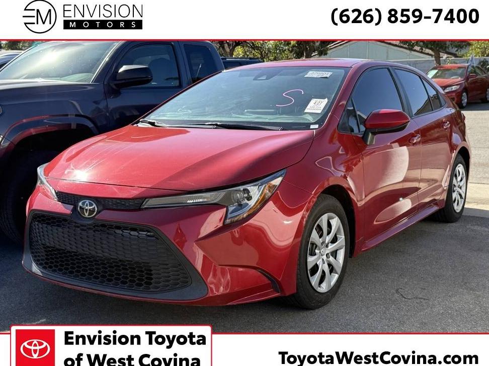 TOYOTA COROLLA 2021 5YFEPMAE9MP167102 image