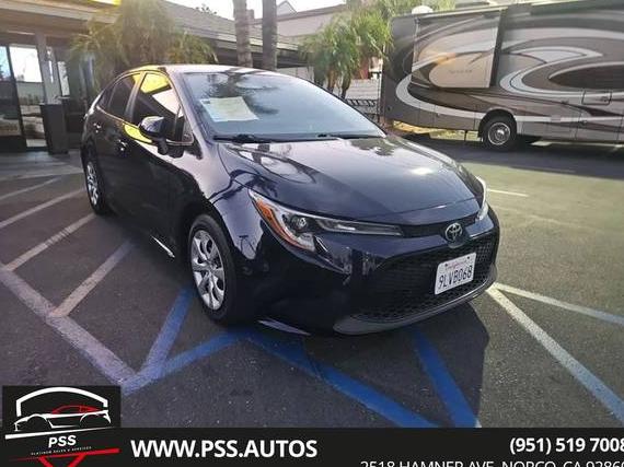 TOYOTA COROLLA 2021 5YFEPMAE4MP168707 image