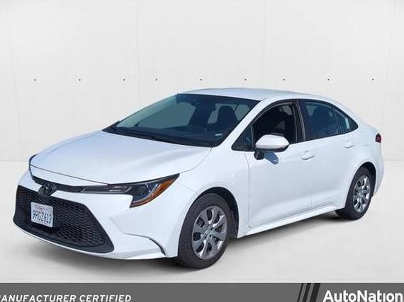 TOYOTA COROLLA 2021 5YFEPMAE4MP204122 image