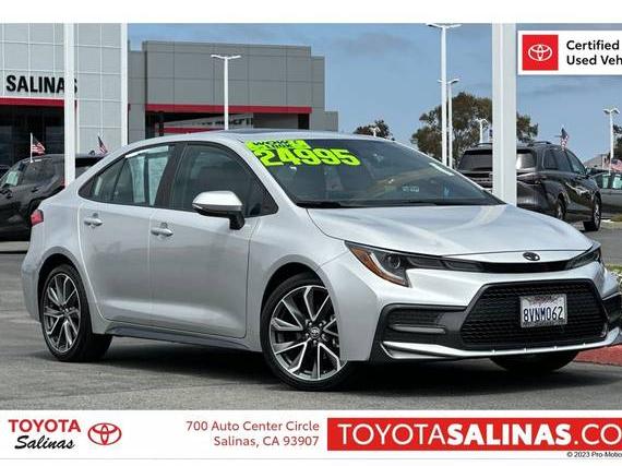 TOYOTA COROLLA 2021 5YFP4MCE7MP077199 image
