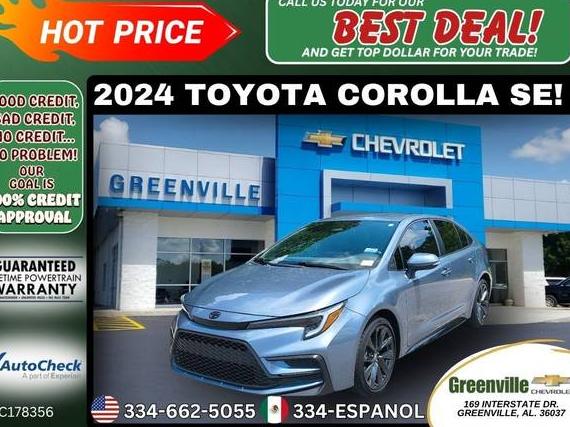 TOYOTA COROLLA 2024 5YFS4MCE7RP178356 image