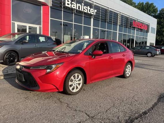 TOYOTA COROLLA 2020 JTDEPRAE3LJ069313 image