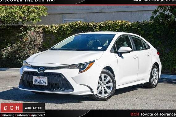 TOYOTA COROLLA 2020 5YFEPRAE1LP057446 image