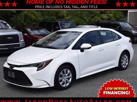 TOYOTA COROLLA 2020 JTDEPRAE0LJ113283 image