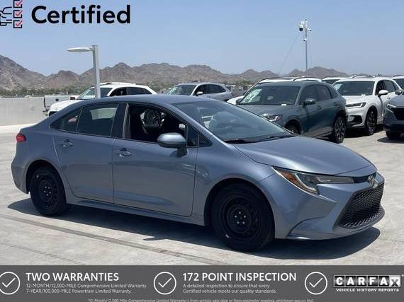 TOYOTA COROLLA 2020 5YFEPRAE6LP145117 image