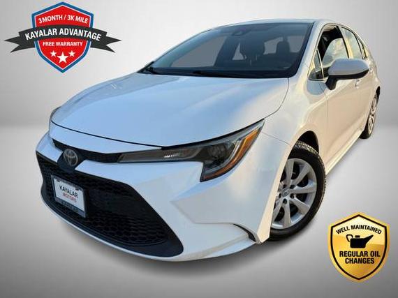 TOYOTA COROLLA 2020 5YFEPRAE6LP073870 image